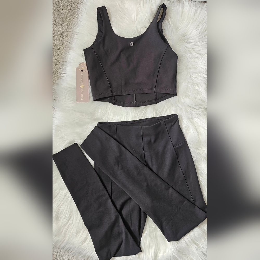 Harmony & Balance Black Leggings Set